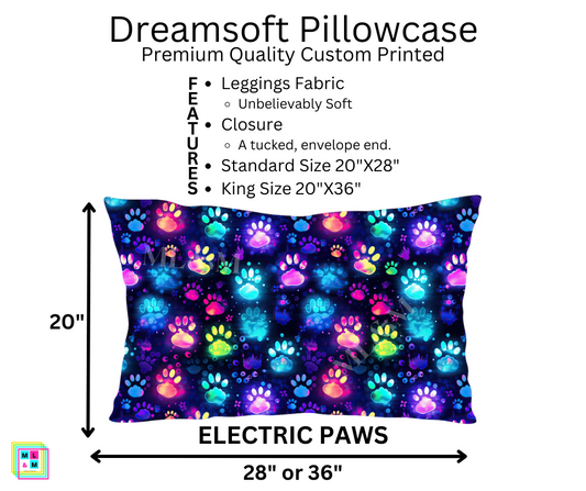 Electric Paws Dreamsoft Pillowcase
