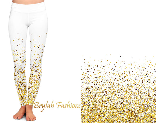 Gold Digger White capris no pockets