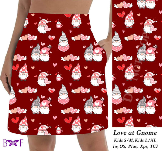 Love at Gnome skort