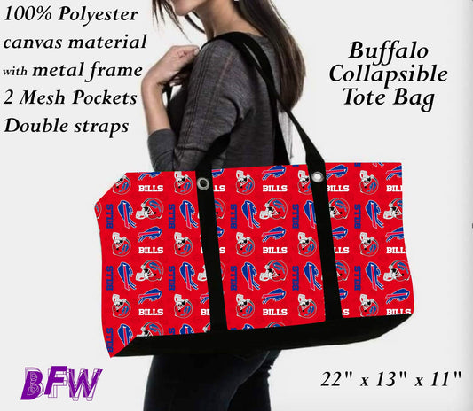 Buffalo large tote and 2 inside mesh pockets