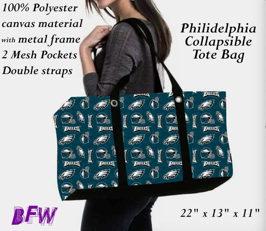 Philadelphia large tote and 2 inside mesh pockets