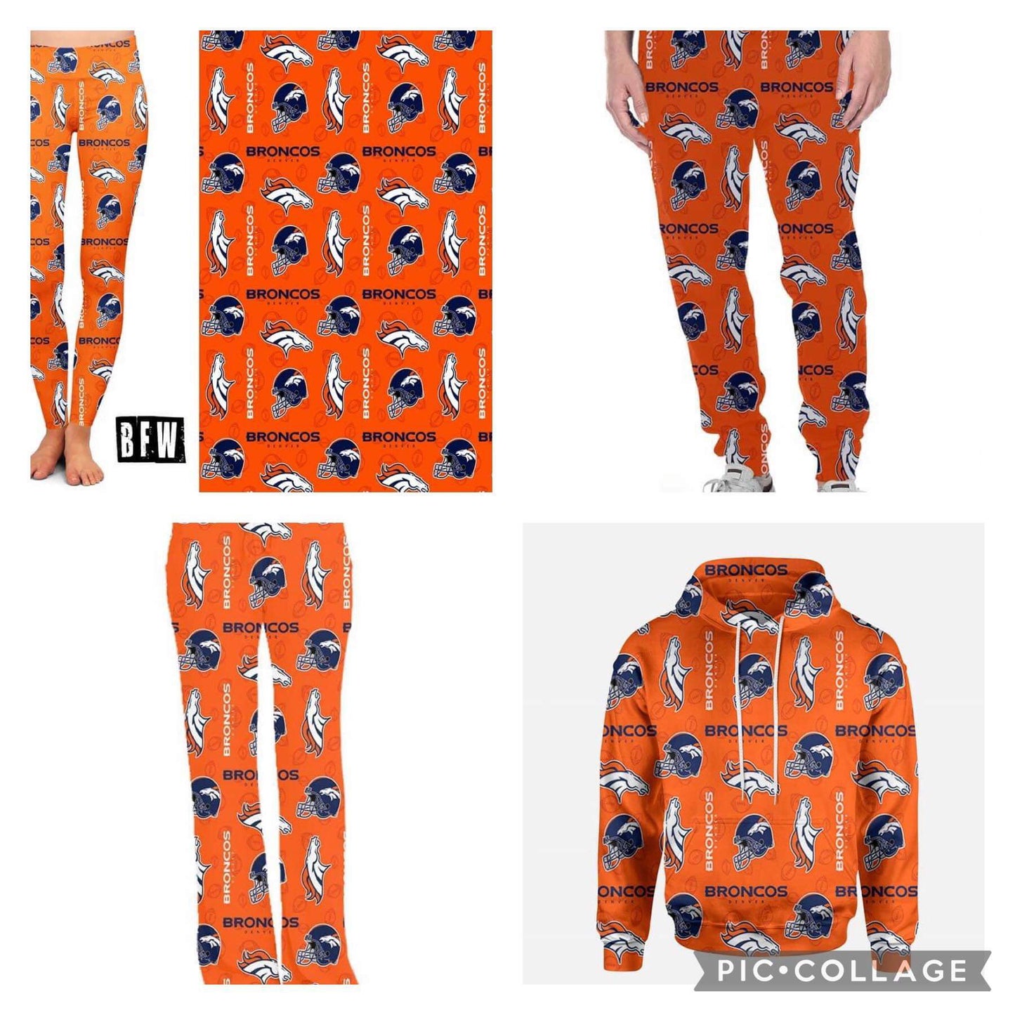 Denver Football Leggings, lounge pants, joggers and hoodies