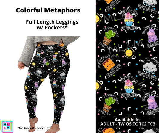 Colorful Metaphors Full Length w/ Pockets