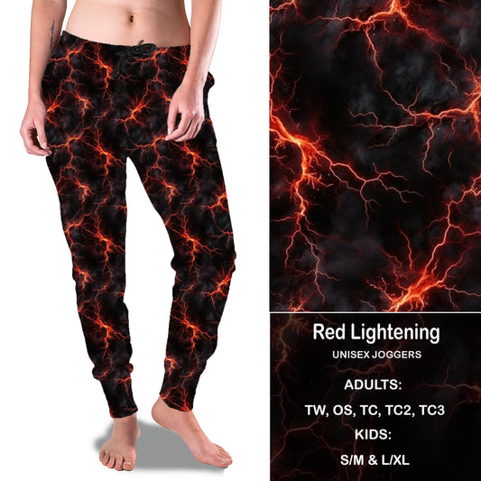 RED LIGHTENING - Full & Capri Joggers Preorder Closes 7/31