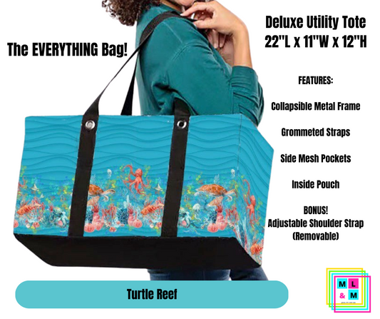 Turtle Reef Collapsible Tote