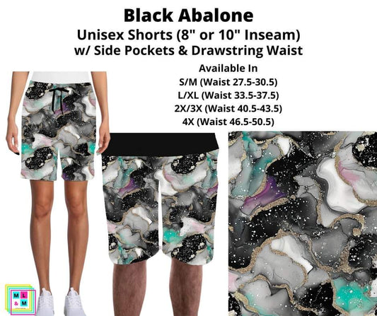 Black Abalone Unisex Shorts