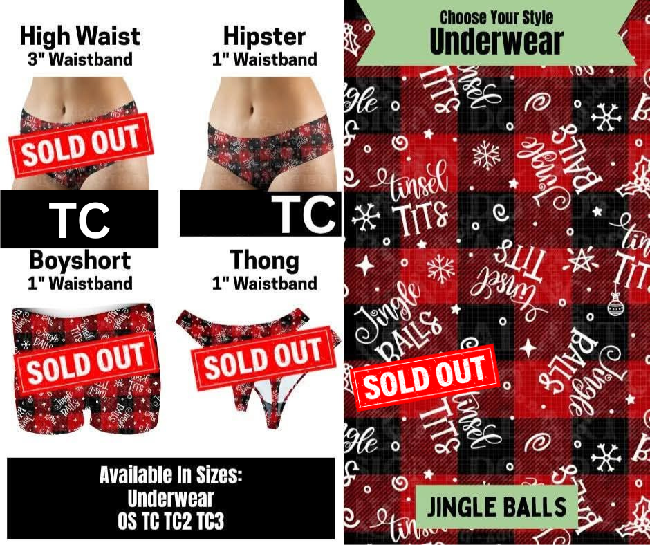 Jingle Balls Hipster Underwear
