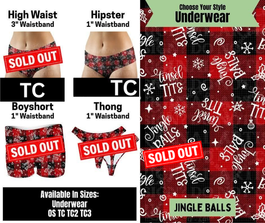 Jingle Balls Hipster Underwear
