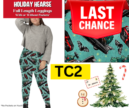 Holiday Hearse Full Length Leggings w/ Pockets