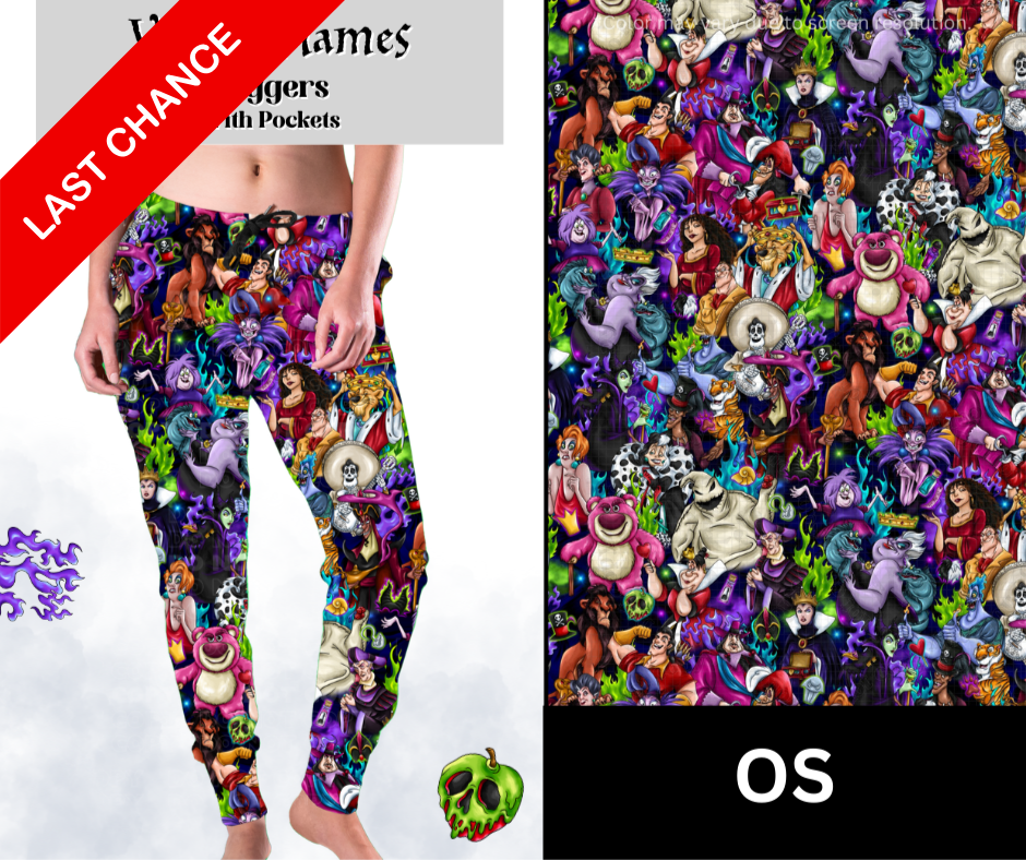 Villain Flames Joggers