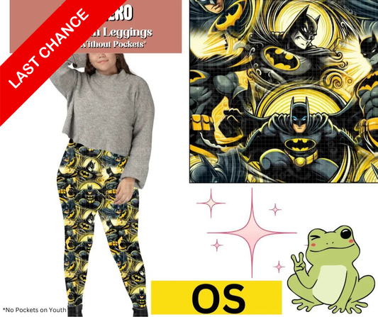 Dark Hero Full Length Leggings w/ Pockets