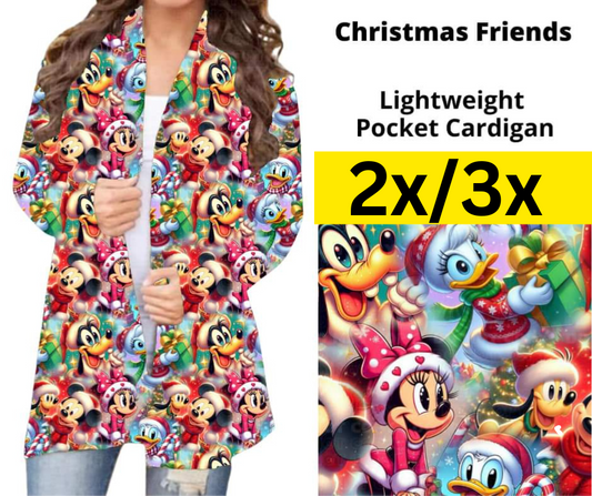 Christmas Friends Pocket Cardigan