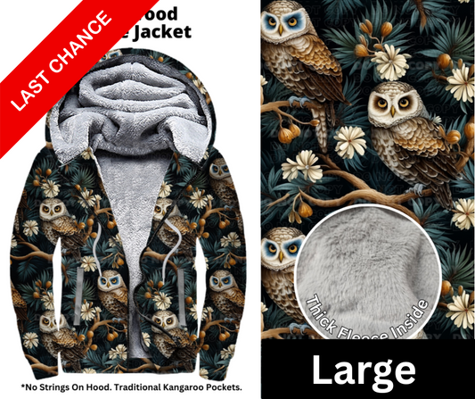 Owl Wood Fleece Jackets