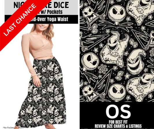 Nightmare Dice Maxi Skirt
