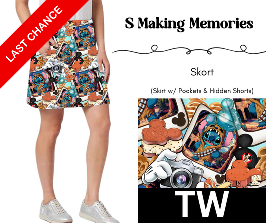 S Making Memories Skort
