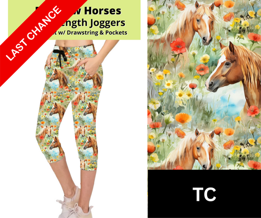 Meadow Horses Jogger Capri