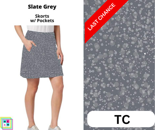 Slate Grey Skort