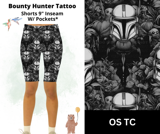 Bounty Hunter Tattoo Shorts w/ Pockets