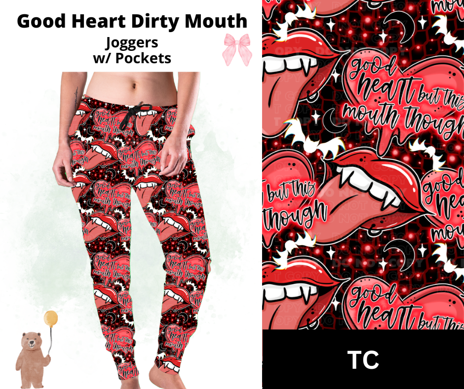 Good Heart Dirty Mouth Joggers