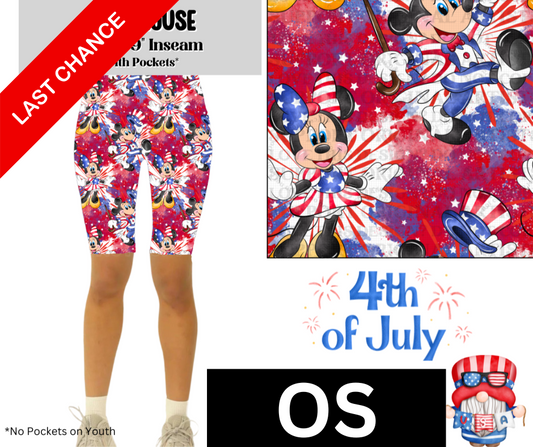 RWB Mouse Jamaica Shorts w/ Pockets