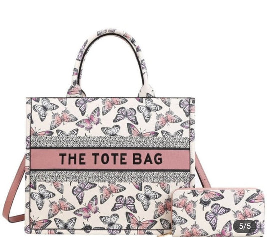 The Tote Bag with matching wallet in 5 colors! Preorder #0918