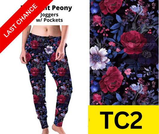 Midnight Peony Joggers