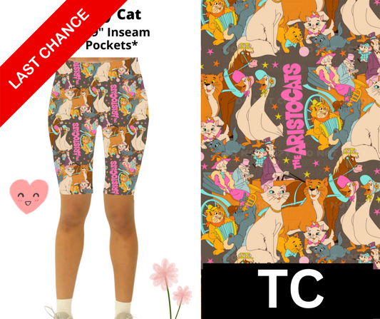 Society Cat Shorts w/ Pockets