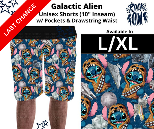 Galactic Alien Unisex Shorts