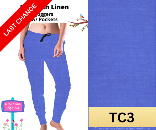 Hyacinth Linen Joggers