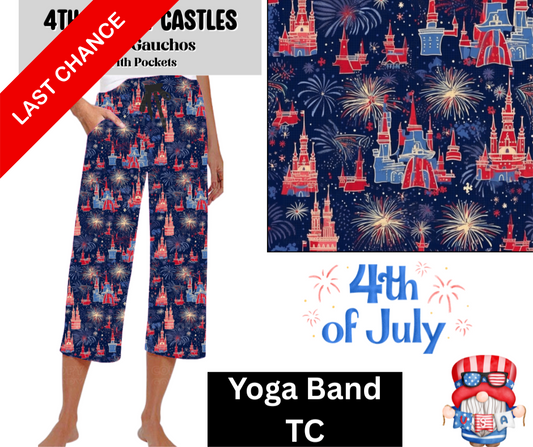 4th Of July Castles Capri Gauchos