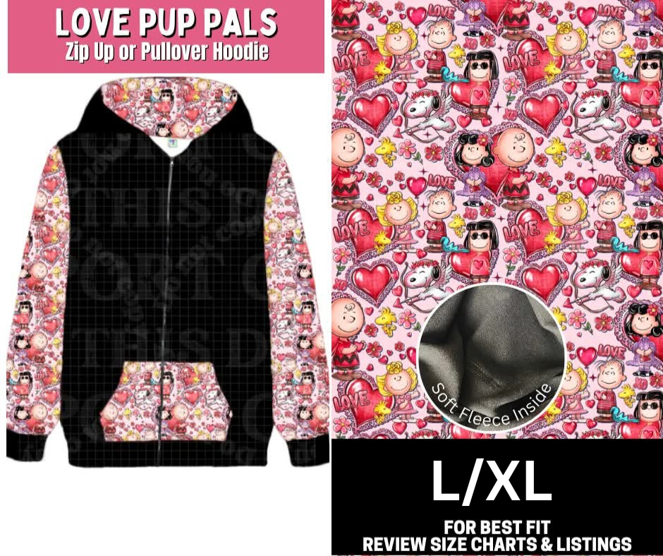 Love Pup Pals Zip-Up Hoodie