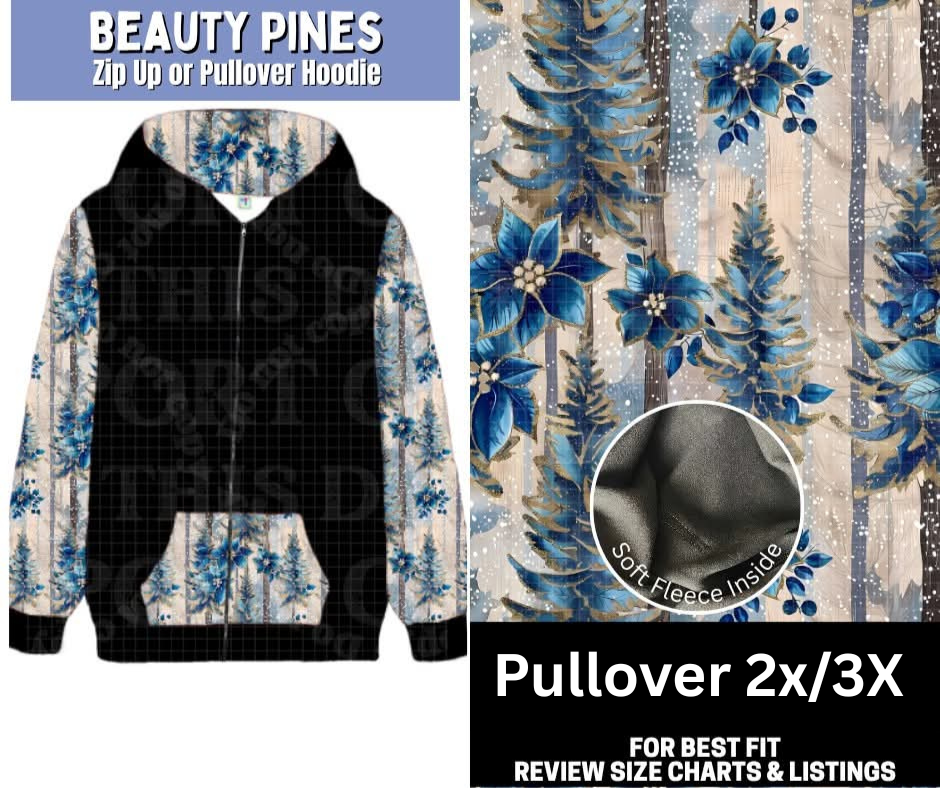 Beauty Pines Pullover Hoodie