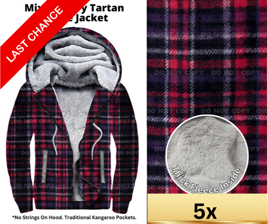 Mixed Berry Tartan Fleece Jackets