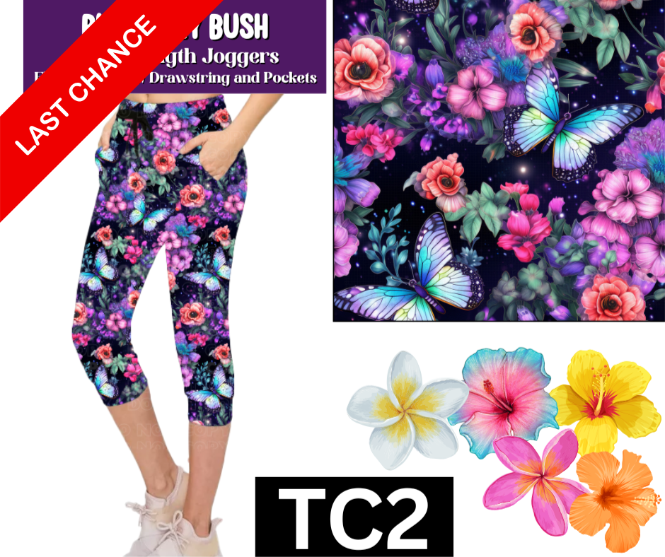 Butterfly Bush Jogger Capri