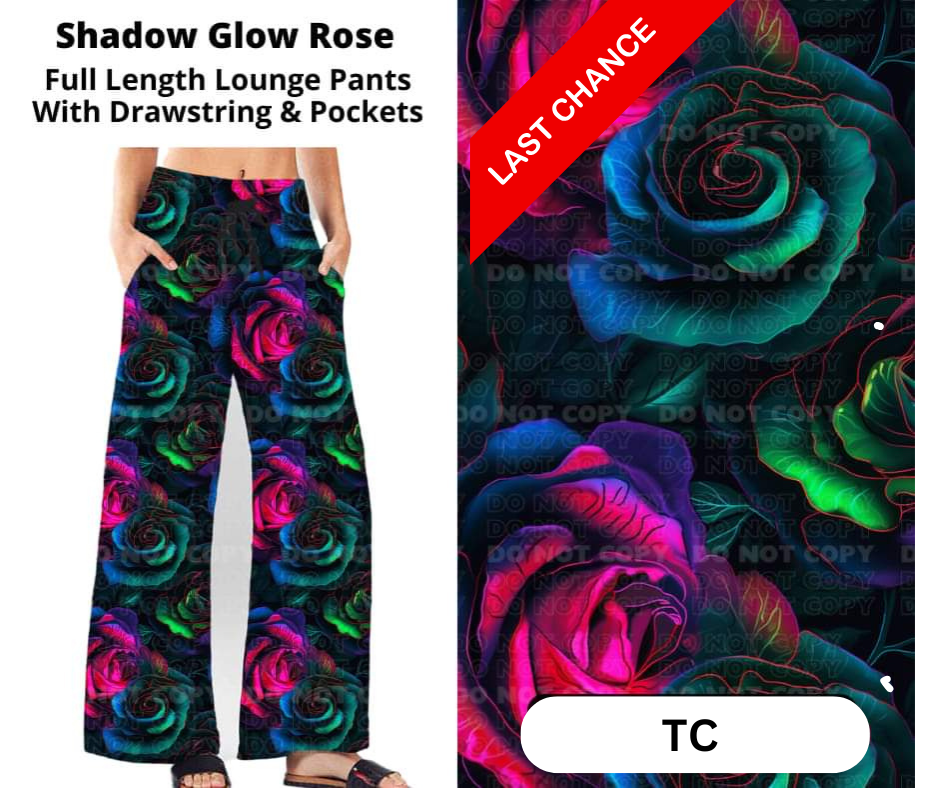 Shadow Glow Rose Full Length Lounge Pants
