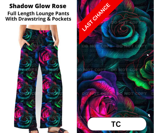 Shadow Glow Rose Full Length Lounge Pants