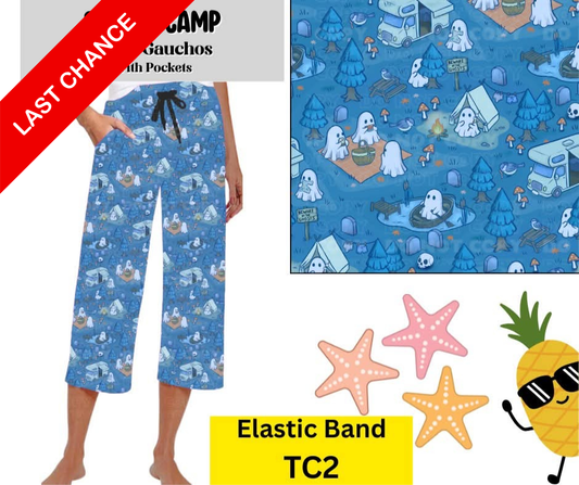 Spooky Camp Capri Gauchos