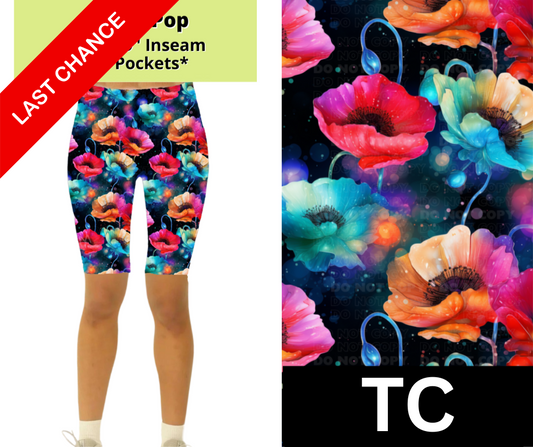 Poppy Pop Jamaica Shorts w/ Pockets