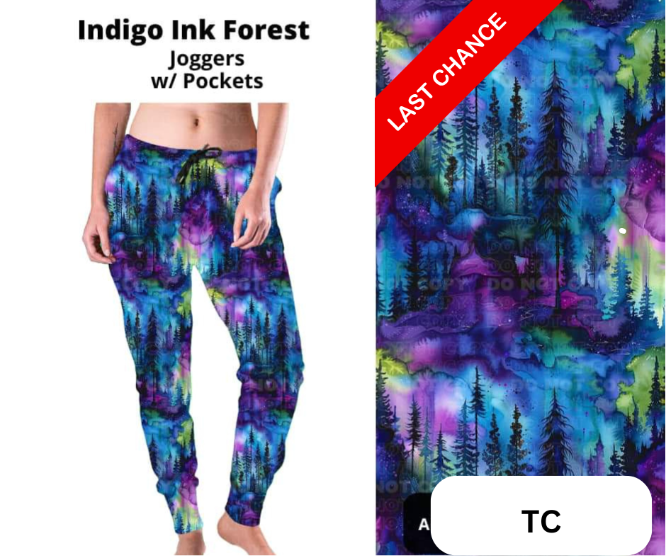 Indigo Ink Forest Joggers