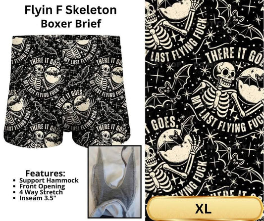 Flying F Skeleton Boxer Briefs
