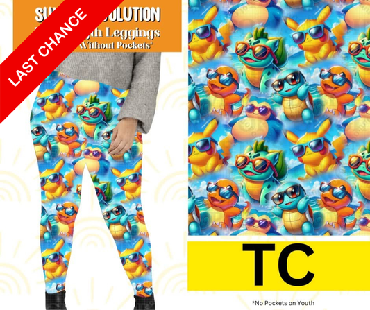 Summer Evolution Full Length Leggings w/ Pockets