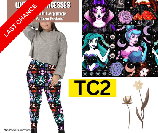 Witchy Princesses Full Length Leggings w/ Pockets