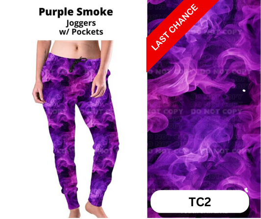 Purple Smoke Joggers