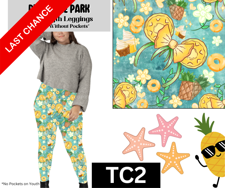 Pineapple Park Full Length Leggings w/ Pockets