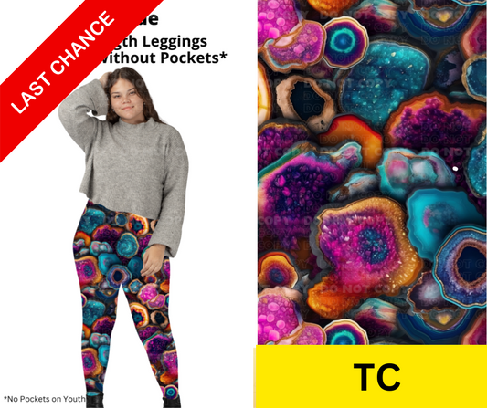 Geodes Full Length Leggings w/ Pockets