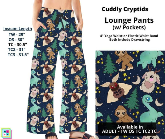 Cuddly Cryptids Full Length Lounge Pants