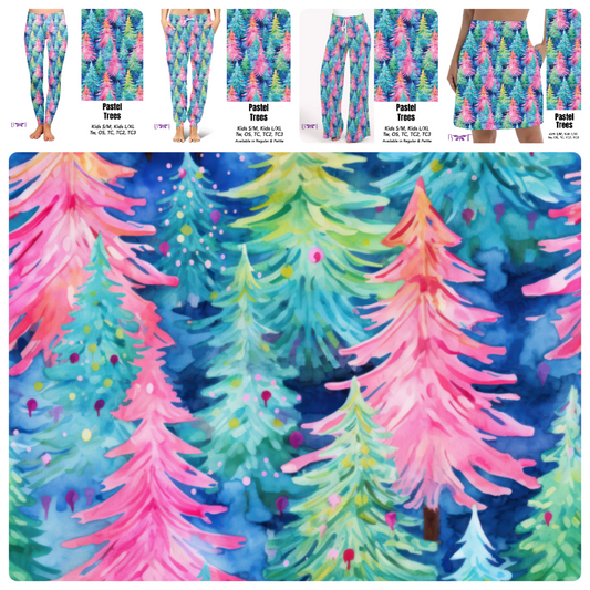 Pastel Trees