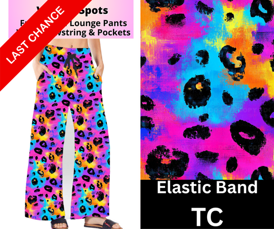 Vibrant Spots Full Length Lounge Pants