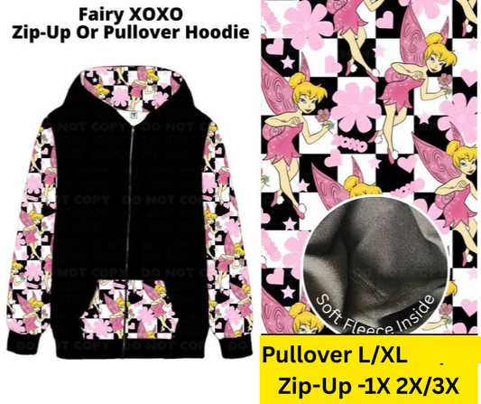 Fairy XOXO Zip-Up or Pullover Hoodie