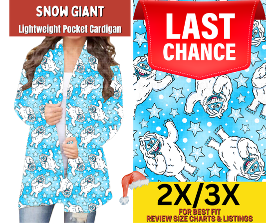 Snow Giant Pocket Cardigan